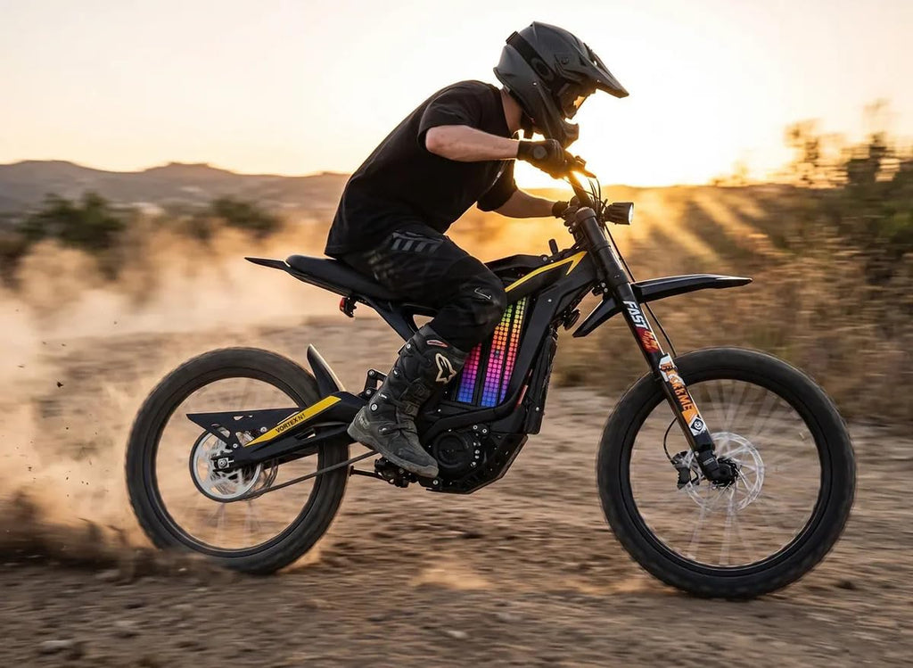 Natkie Electric Motorcycle Bike for Adults, Electric Dirt Bike 8000W(Peak) Mid-Mounted Motor 72V/30AH Removable Battery, Top Speed 50MPH/75Miles Off Road Electric Mountain Bike, Dual LED Headlight