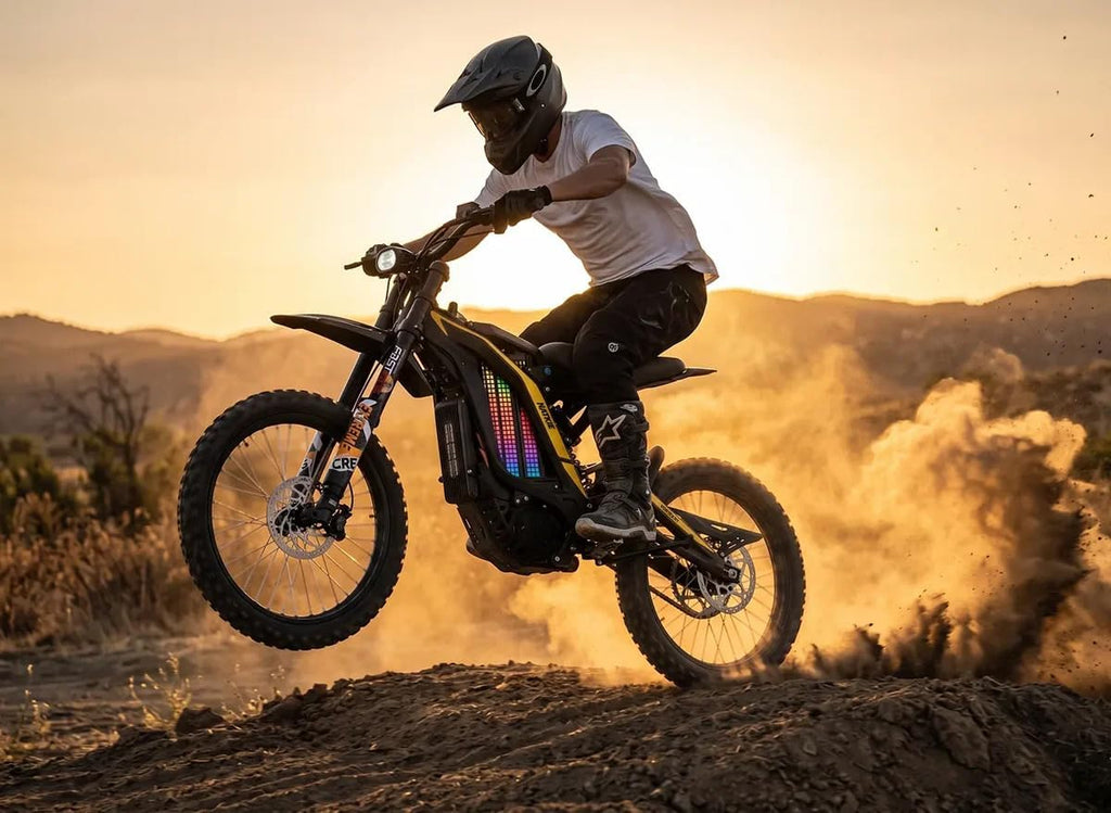 Natkie Electric Motorcycle Bike for Adults, Electric Dirt Bike 8000W(Peak) Mid-Mounted Motor 72V/30AH Removable Battery, Top Speed 50MPH/75Miles Off Road Electric Mountain Bike, Dual LED Headlight
