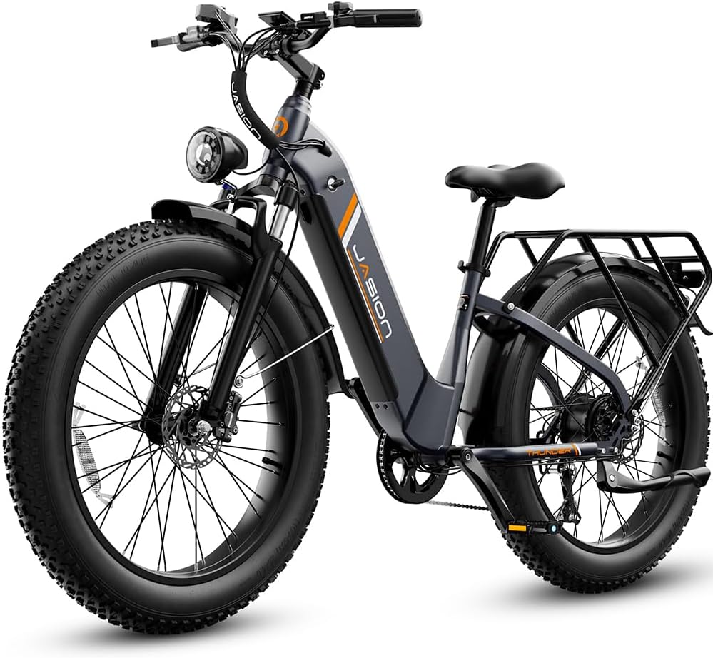 Electric Bike,1800W Peak Ebikes for Adults,26''Fat Tire Best Ebike for Men,80 Miles with 864Wh Battery,30+MPH Max Speed Bicycles,400LB Capacity,Certified by UL2849