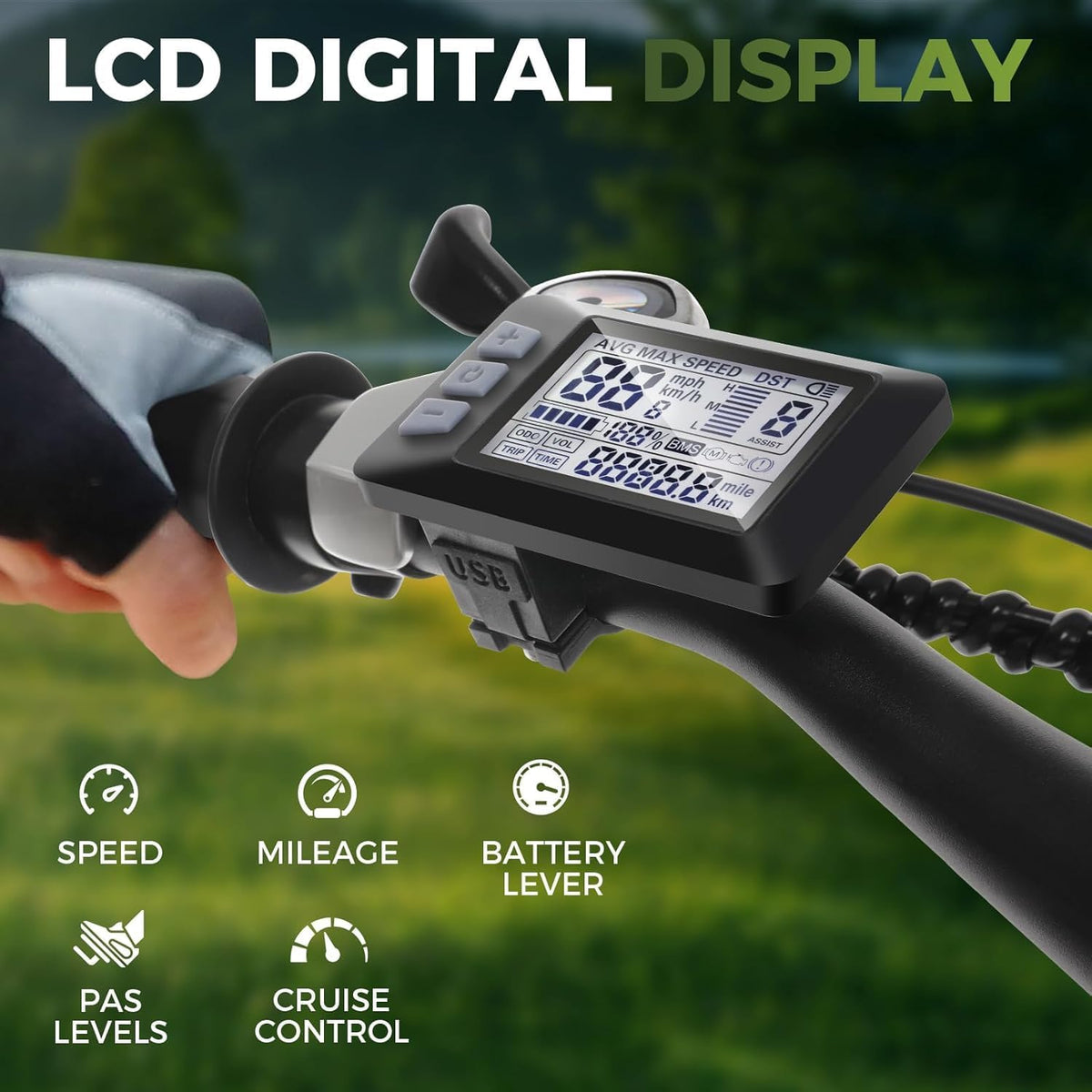 ANCHEER Electric Bike for Adults, 27.5”Electric Mountain Bike with 750W Peak Motor, 48V 499Wh Battery, Up to 60 Miles, Fast 3-Hour Charging, 21-Speed Ebike