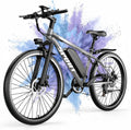 Misodo Electric Bike for Adults, 1500W Peak Power Ebike, 65 Miles Long Range, 48V 10.4Ah Removable Battery, 26" Electric Mountain Bicycle with Suspension & Dual Disc Brakes for Commuting