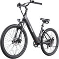 Gotrax Dolphin 26" Step -Thru Electric Bike for Adults, Max 30 Mile & 20Mph