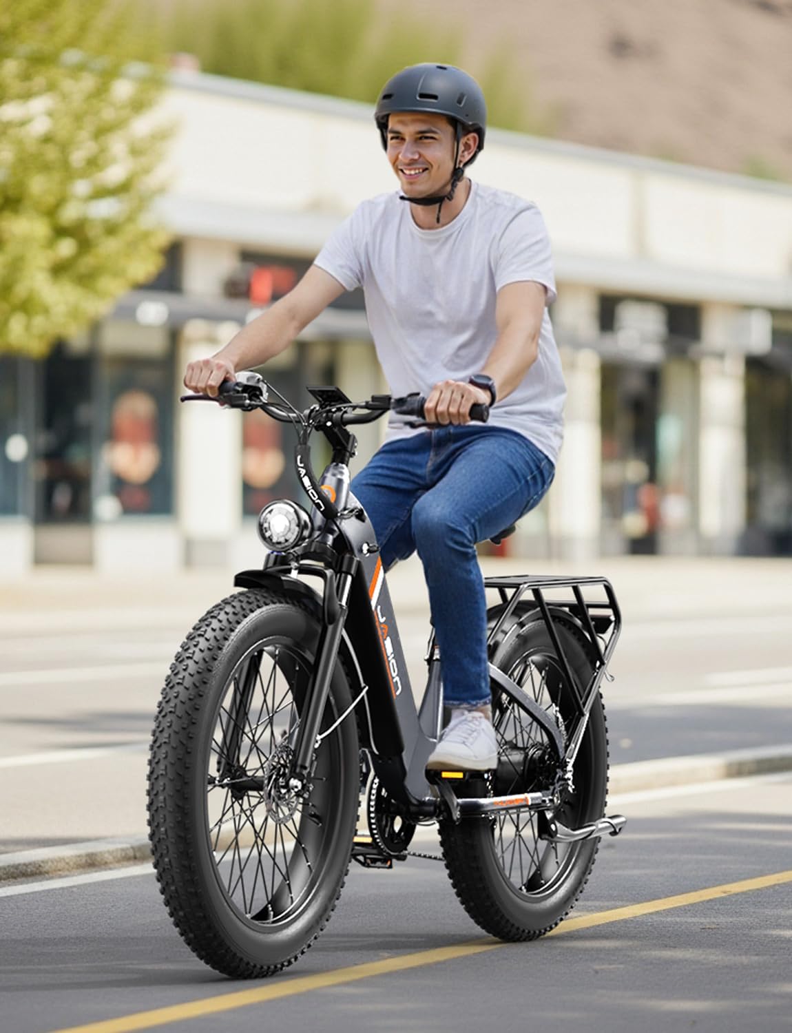Electric Bike,1800W Peak Ebikes for Adults,26''Fat Tire Best Ebike for Men,80 Miles with 864Wh Battery,30+MPH Max Speed Bicycles,400LB Capacity,Certified by UL2849