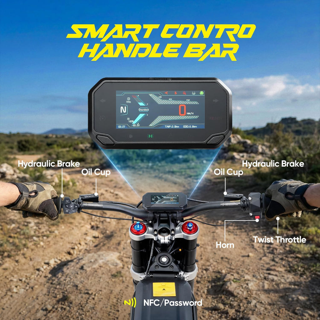 Thunderwasp XR16/X10/TE Electric Dirt Bike for Adult, 16KW Mid-drive Motor