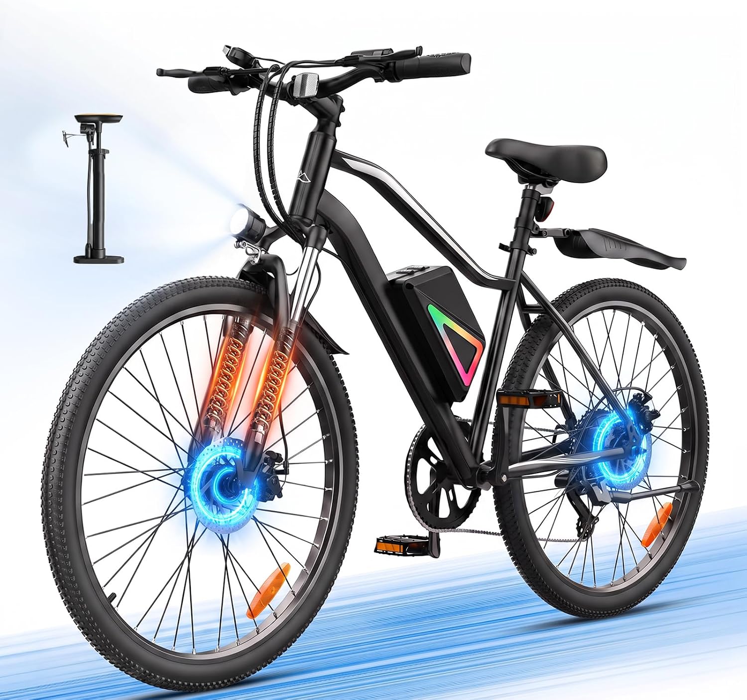 Electric Bike for Adults, 1500W/1000W Peak Motor 26"/14" Ebike