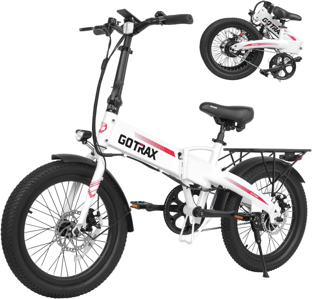 Gotrax R1 20" Folding Electric Bike for Adults, Max 40 Miles & 20Mph Speed