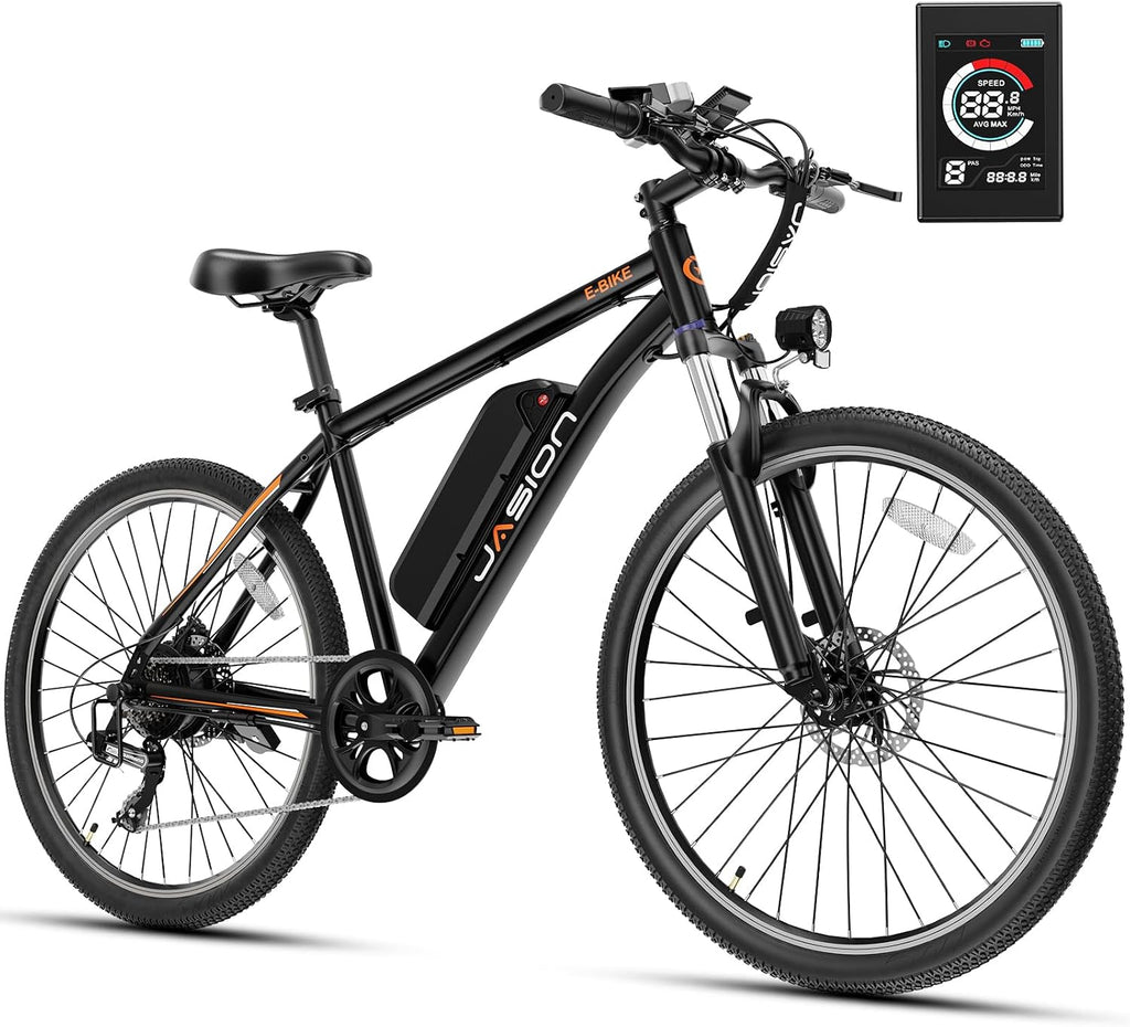 Jasion EB5 Electric Bike for Adults 26" tire with 1000W Peak Motor