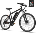 Jasion EB5 Electric Bike for Adults 26" tire with 1000W Peak Motor