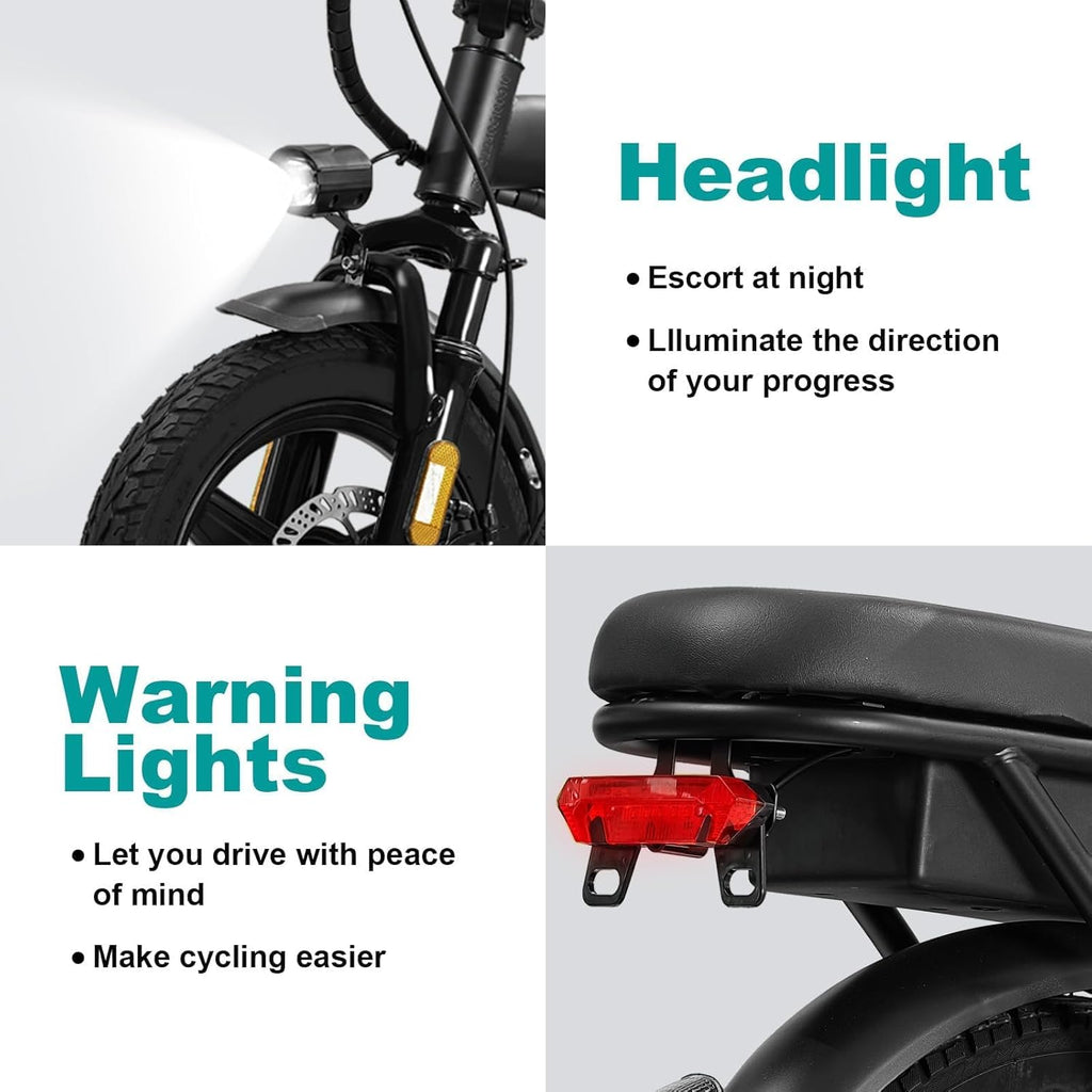 LELEKUAI Electric Bike for Adults, 560-1200W Peak Motor Commuter Ebike, 20-28MPH Speed, 32 Miles Range, Removable Waterproof Battery, Dual Disc Brakes Electric Bicycle, UL 2849 Certified