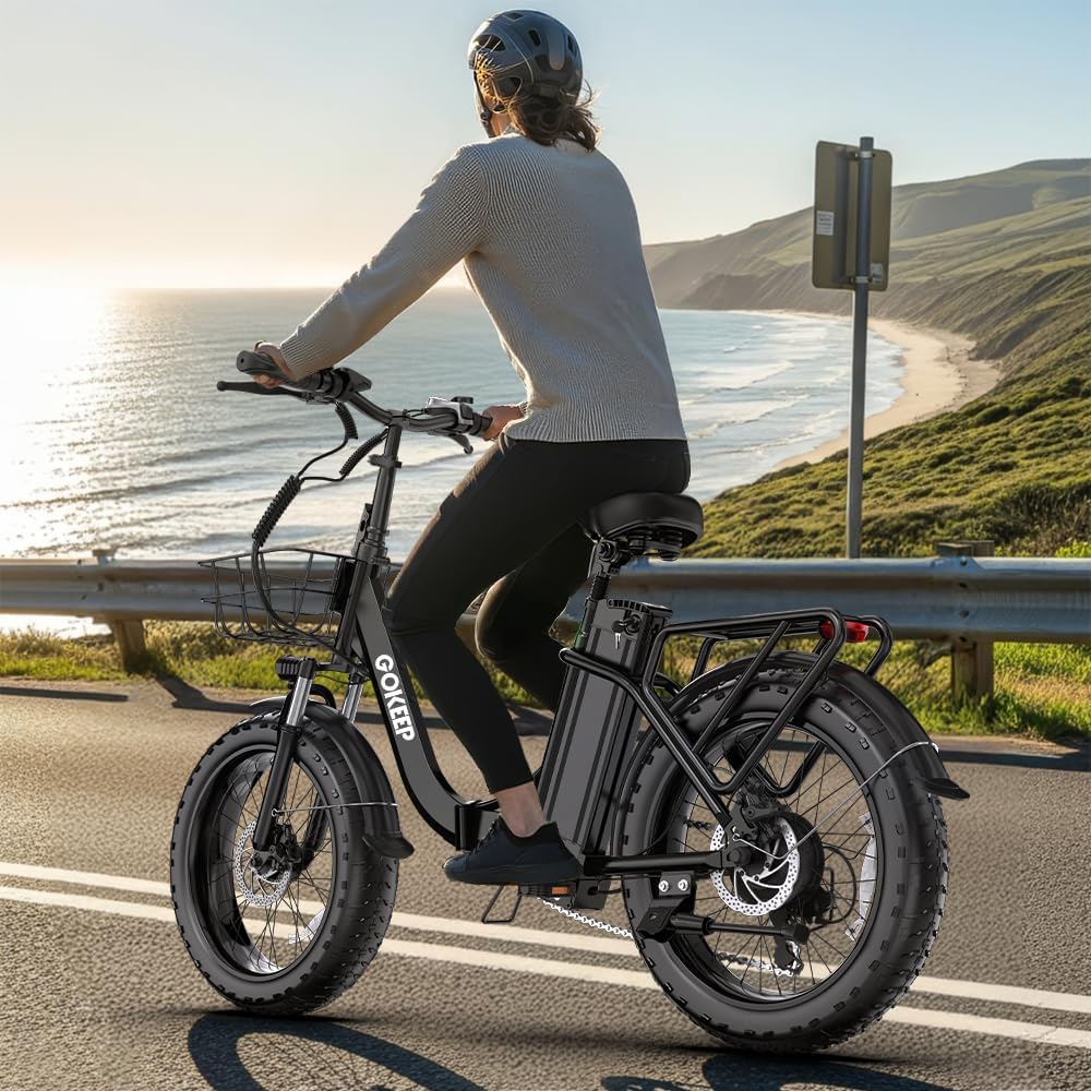 1800W Foldable Electric Bike for Adults, UL2849 Certified