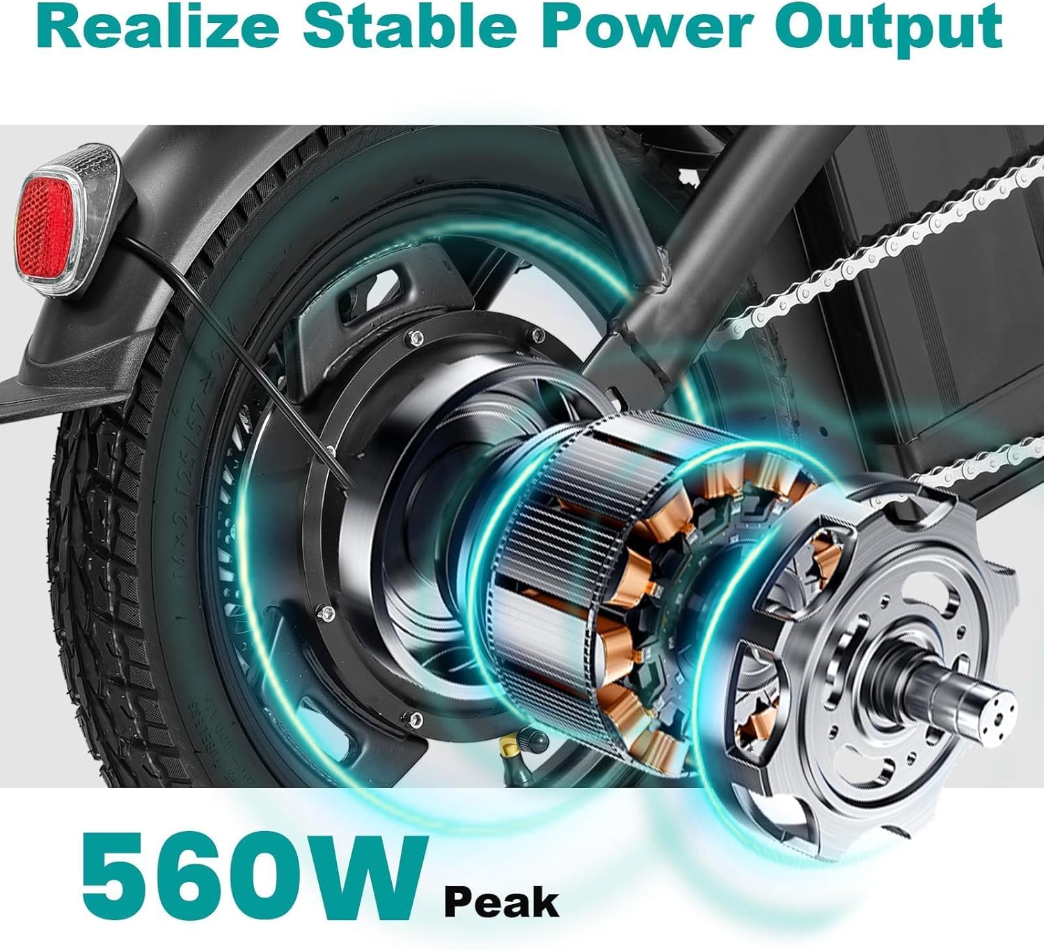 LELEKUAI Electric Bike for Adults, 560-1200W Peak Motor Commuter Ebike, 20-28MPH Speed, 32 Miles Range, Removable Waterproof Battery, Dual Disc Brakes Electric Bicycle, UL 2849 Certified