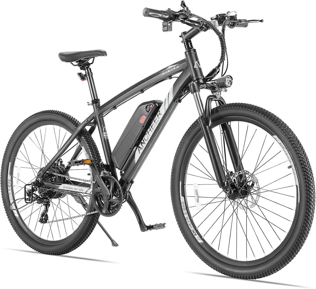ANCHEER Electric Bike for Adults, 27.5”Electric Mountain Bike with 750W Peak Motor, 48V 499Wh Battery, Up to 60 Miles, Fast 3-Hour Charging, 21-Speed Ebike