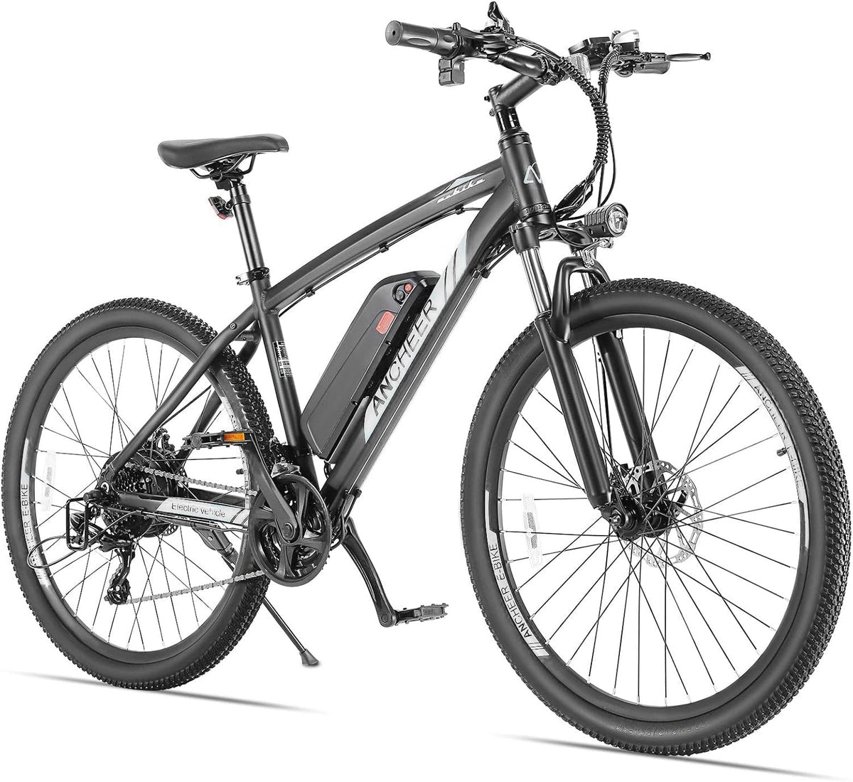 ANCHEER Electric Bike for Adults, 27.5”Electric Mountain Bike with 750W Peak Motor, 48V 499Wh Battery, Up to 60 Miles, Fast 3-Hour Charging, 21-Speed Ebike