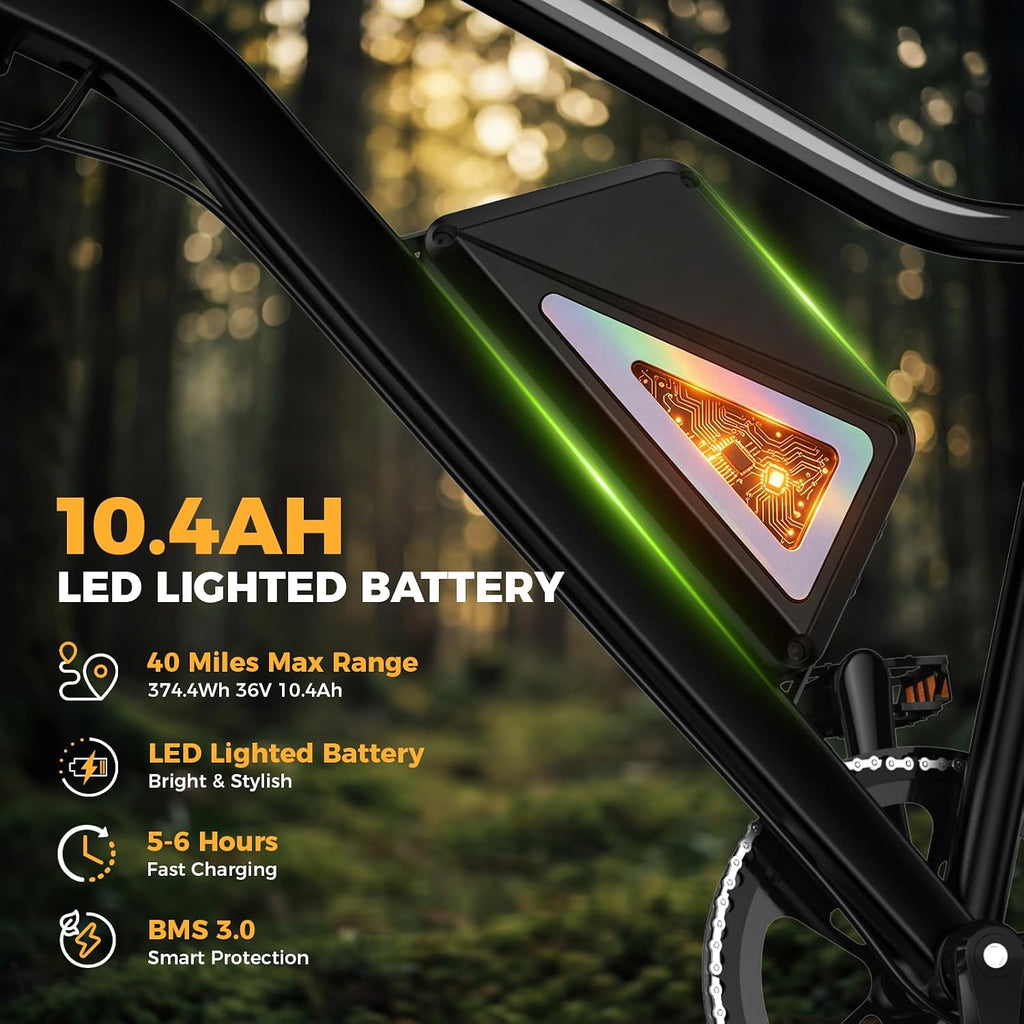 Electric Bike for Adults, 1500W/1000W Peak Motor 26"/14" Ebike