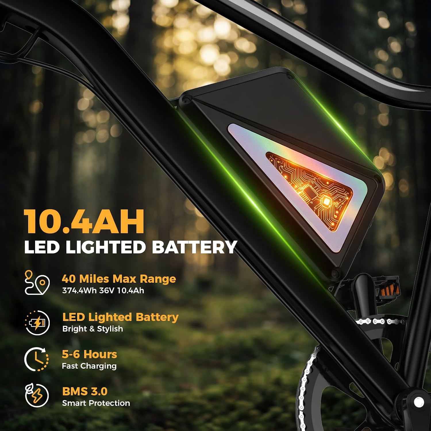 Electric Bike for Adults, 1500W/1000W Peak Motor 26"/14" Ebike