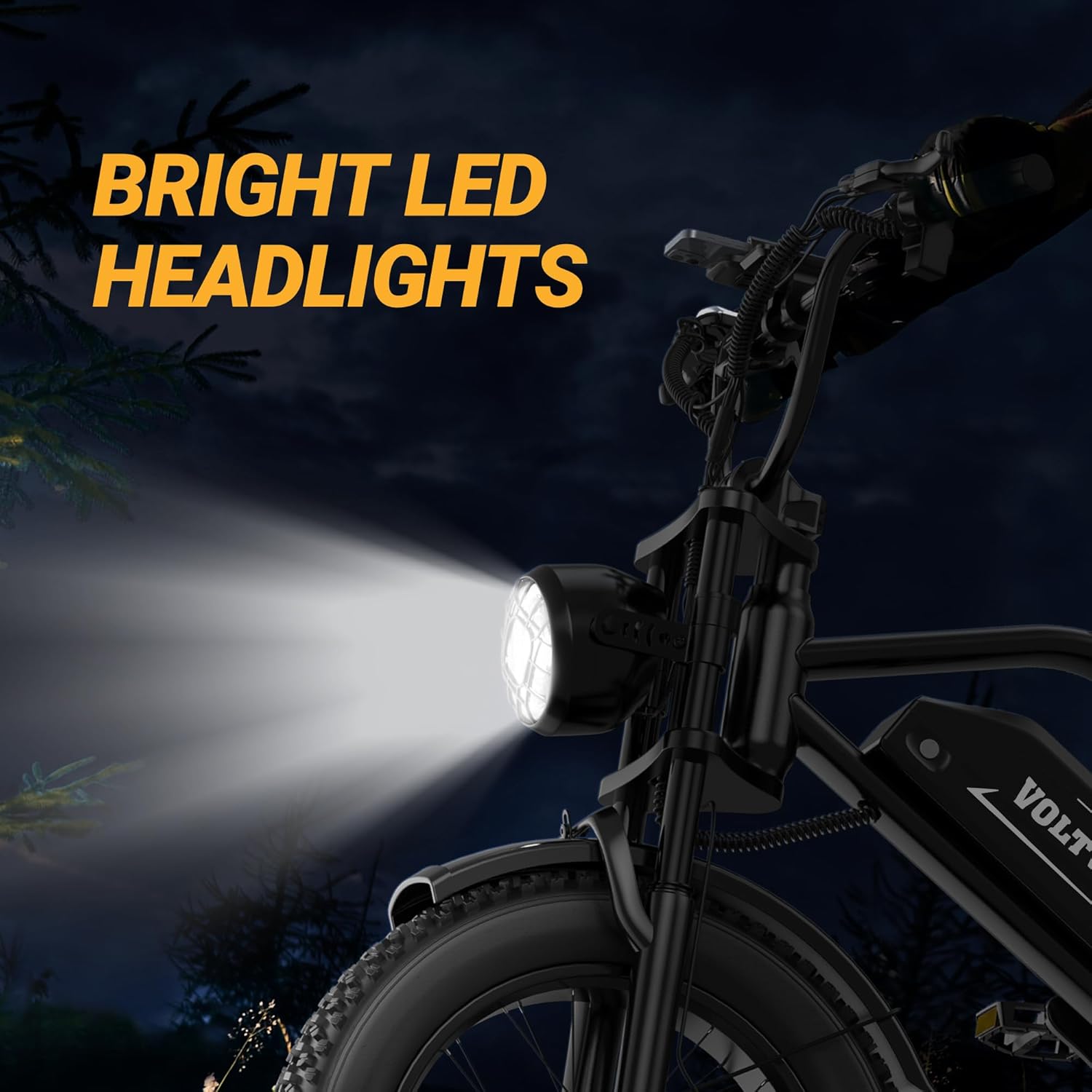 Electric E-Bike | Full Suspension | 1500W Peak Motor | 31/25 mph Top Speed | 25–70 Range | 48V 960/748 Wh Removable Battery | LED Headlights | 20/16-Inch All-Terrain Fat Tires |