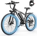 ASKGO Electric Mountain Bike for Adults, 1500W Peak Motor Ebike, 7 Speed
