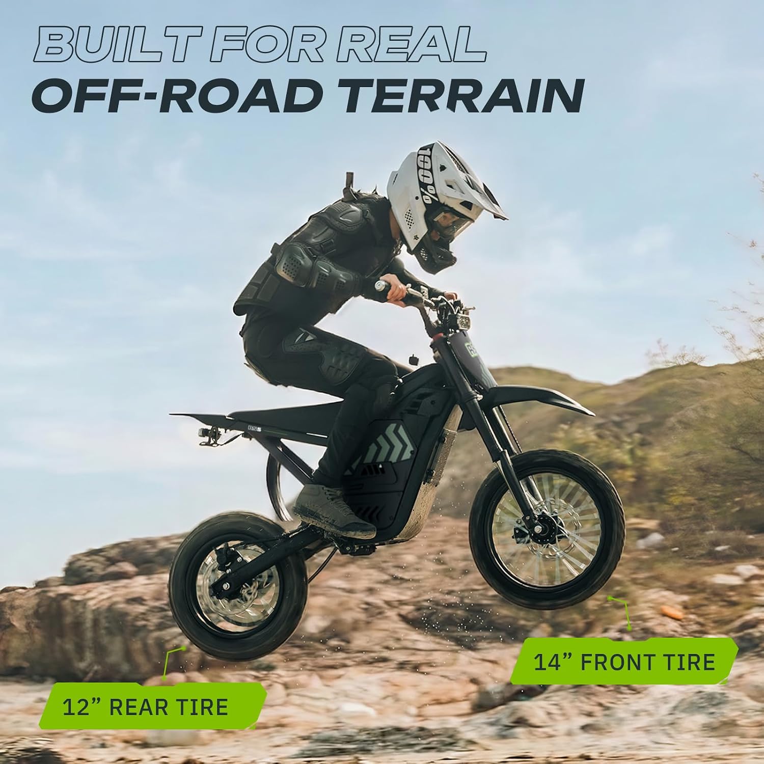Windone RS5 Electric Dirt Bike for Teens & Adults (13+), Up to 37 MPH