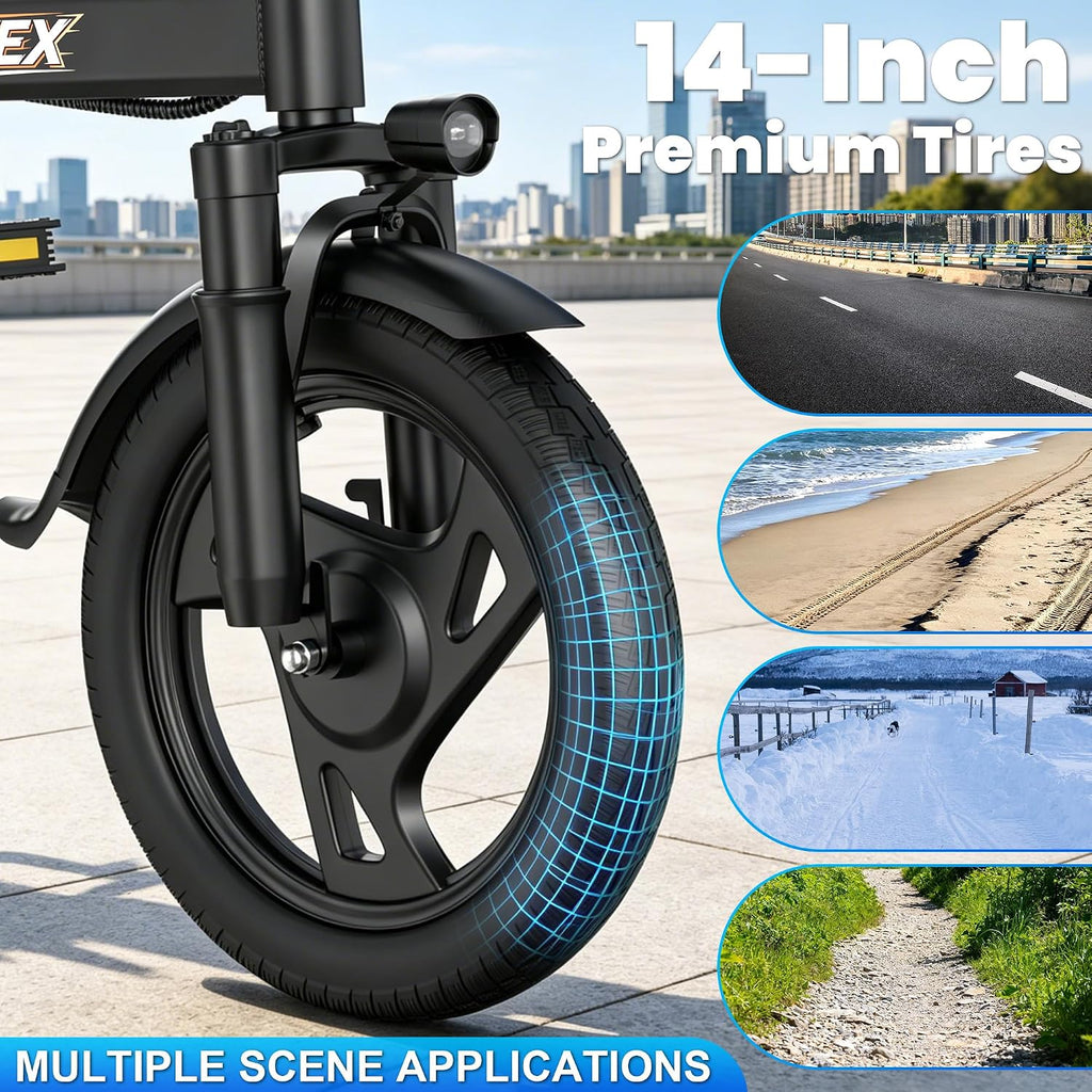 Electric Bike for Adults 14"/20"/26" Ebike 48V 500W/ 1500W