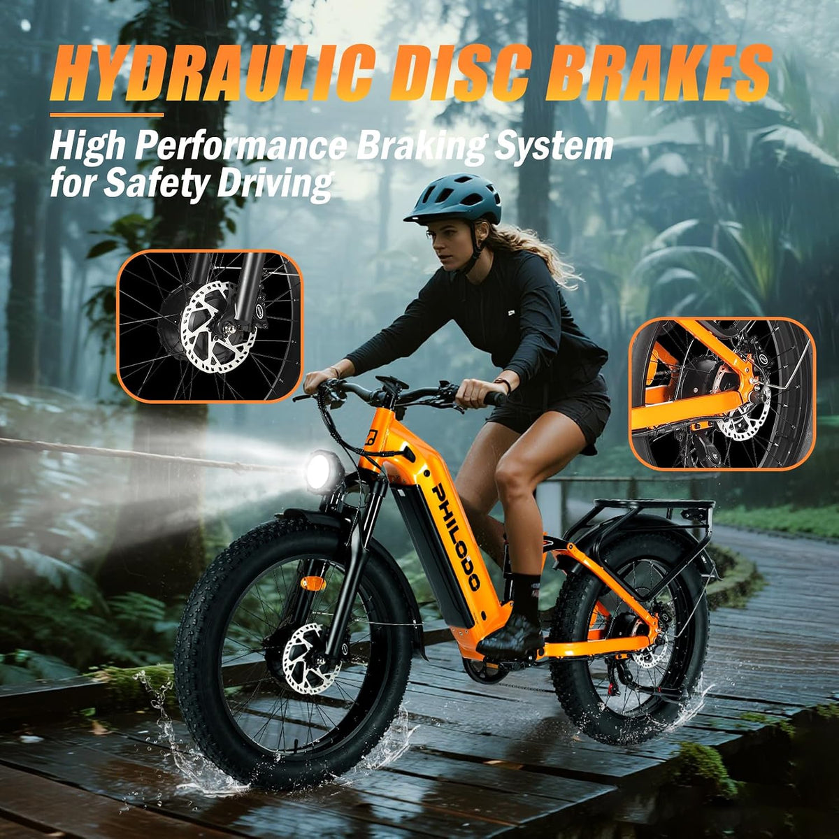 5000W Peak Dual Motor Electric Bike for Adults – 60V 32Ah Battery, 45 Top Speed, Full Suspension, 26"/24"x4" Fat Tire All-Terrain E-Bike for Snow, Sand, and Mountain Trails