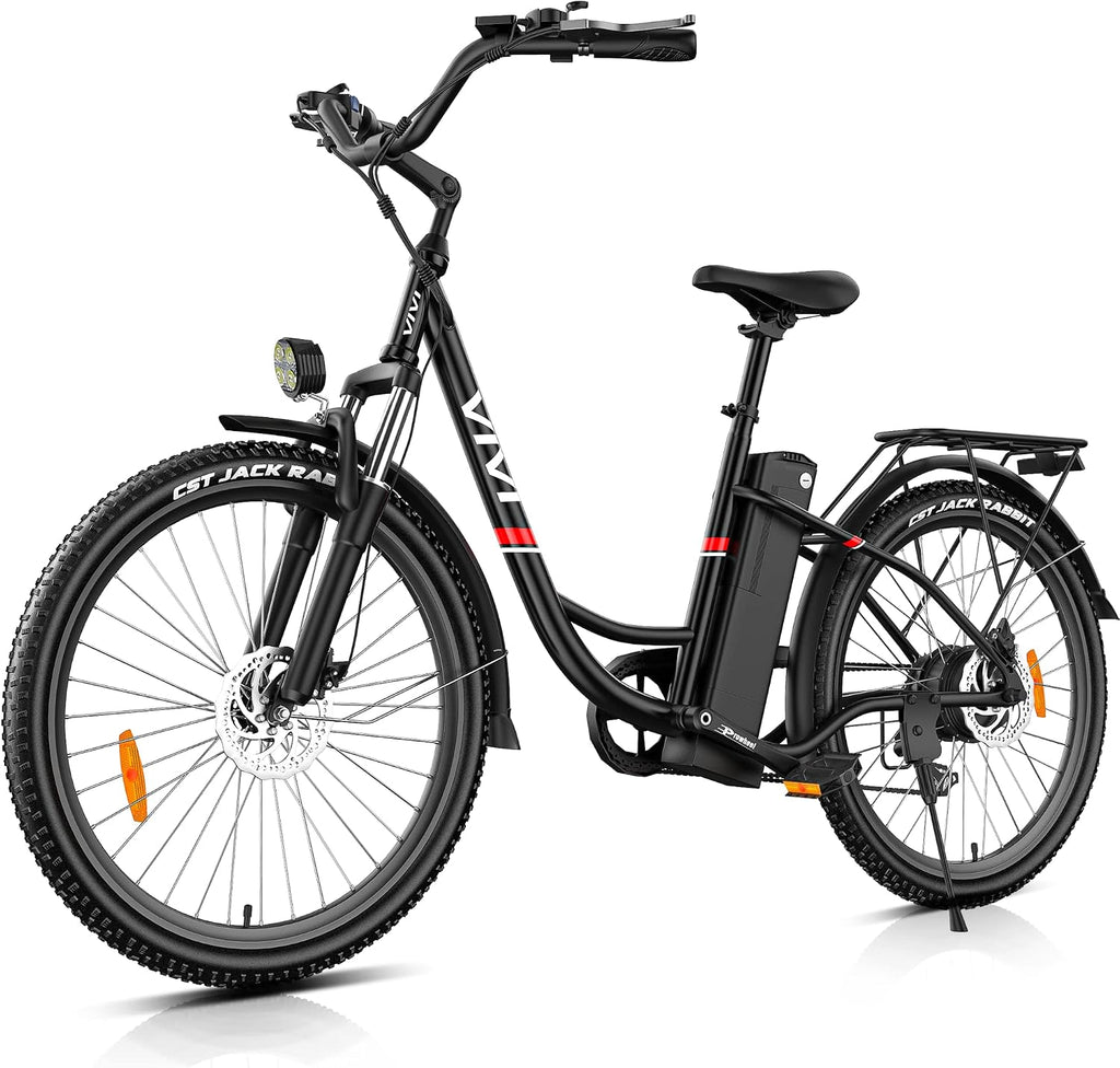 Vivi Electric Bike for Adults, 26'' Step Through Electric Commuter E Bike