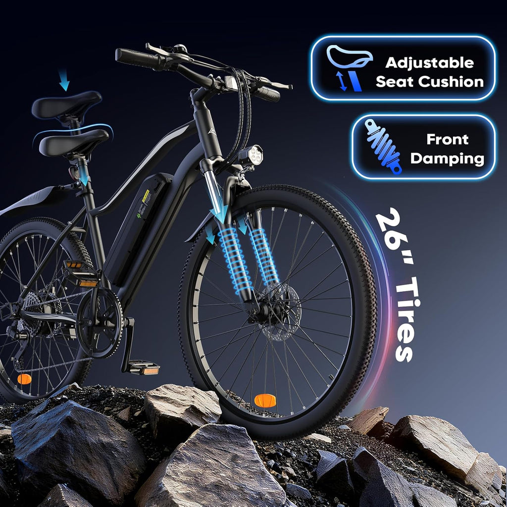Electric Bike 26 Up to 80 Miles Range