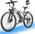 ASKGO Electric Bike for Adults, 1500W Peak Mountain Ebike, 65 Miles Range, 7 Speed, 48V 10.4Ah Removable Battery Ebike, 26" Electric Bicycle for Commute