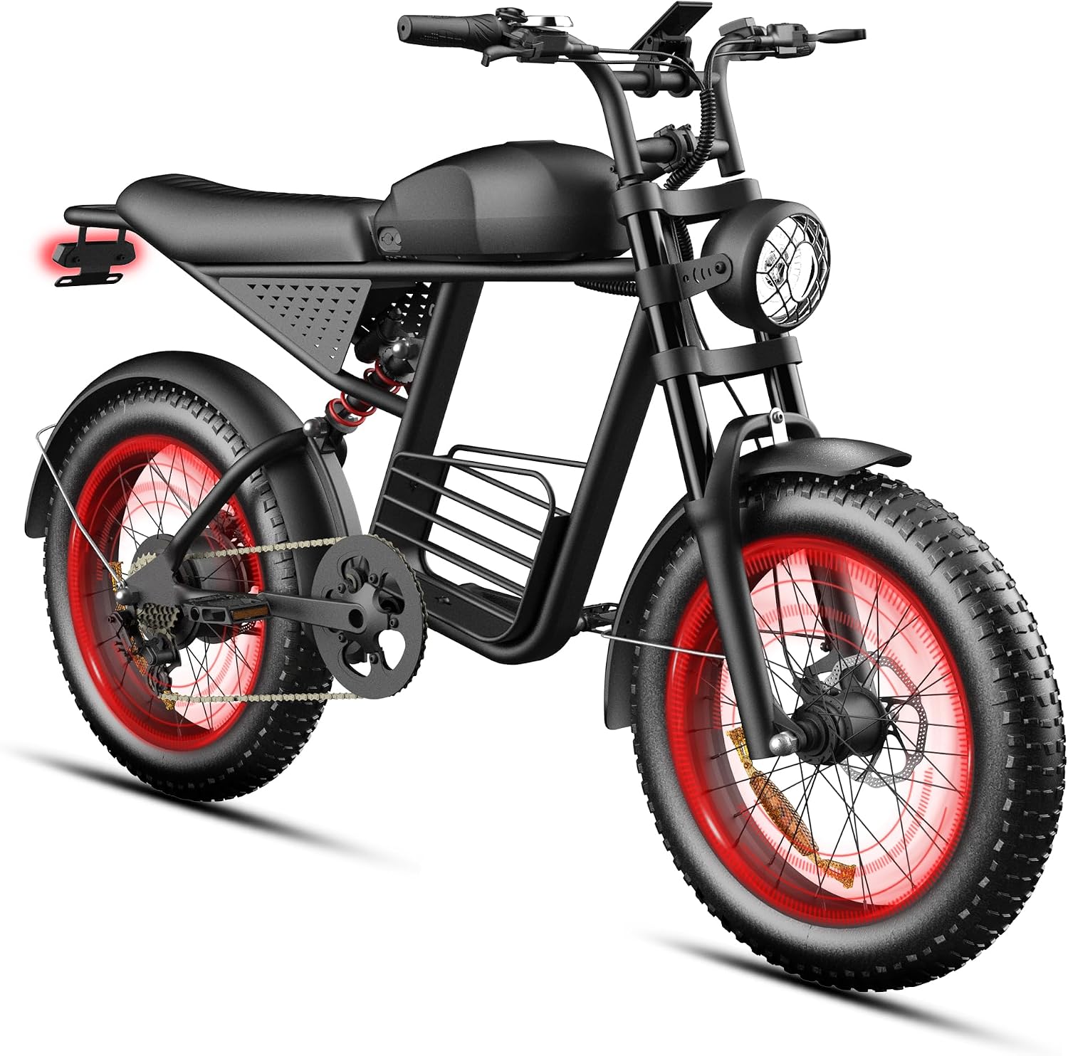 VEXXOR Electric Bike for Adults, 1000/1500/3000W 20" Fat Tire Ebike