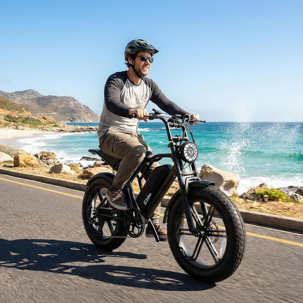 TST Electric Bike for Adults, 48V 15Ah Battery for Urban Cycling, Fat Tire