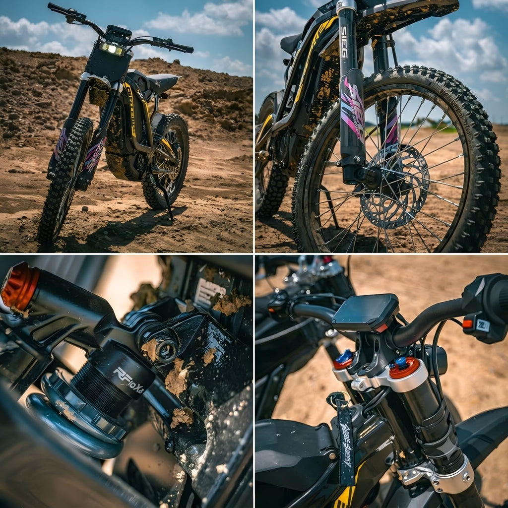Thunderwasp XR16/X10/TE Electric Dirt Bike for Adult, 16KW Mid-drive Motor