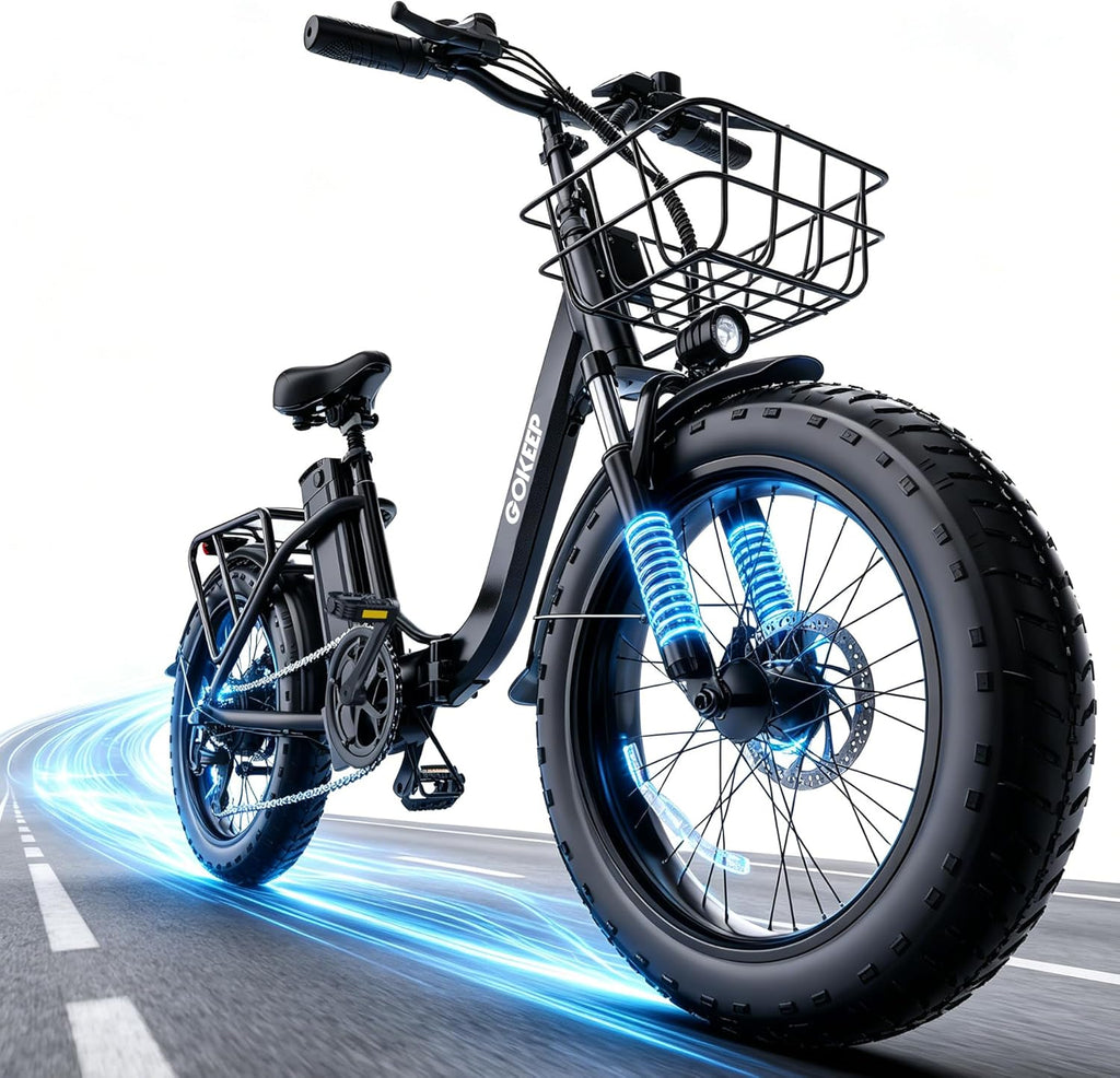 1800W Foldable Electric Bike for Adults, UL2849 Certified