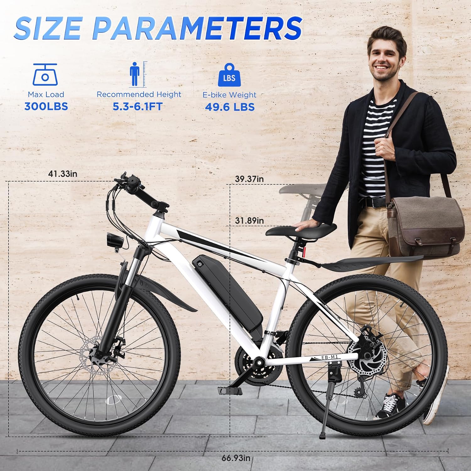 Electric Bike for Adults, 26" Ebike with 1000W Peak Motor, 20MPH 50Miles Electric Mountain Bike with 48V Removable Battery, 7-Speed, Front Suspension, LCD Display, UL 2849 Certified