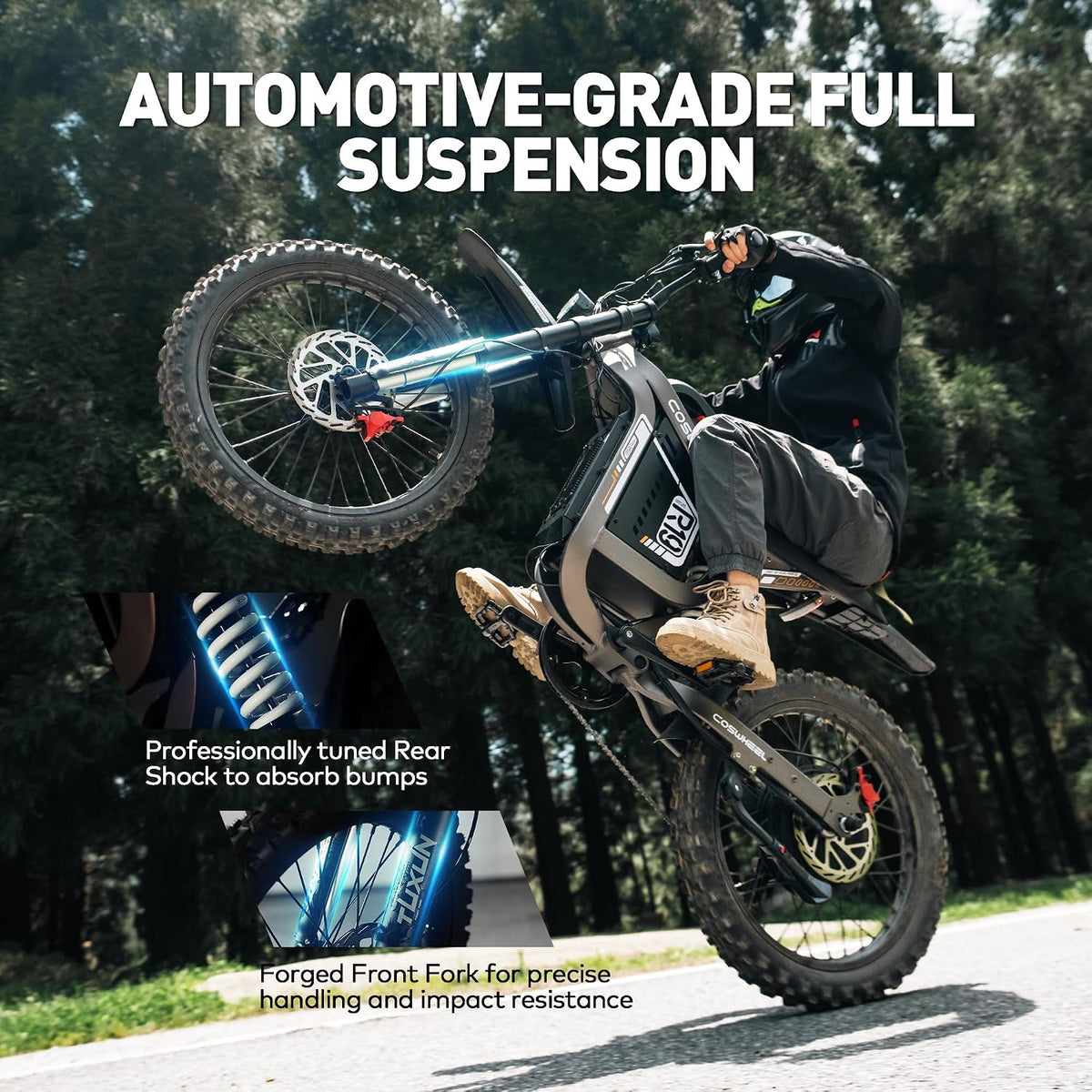 R19 Electric Dirt Bike, 9000W Peak Motor Electric Motorcycle