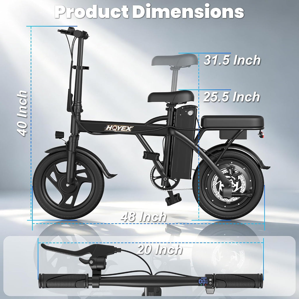 Electric Bike for Adults 14"/20"/26" Ebike 48V 500W/ 1500W