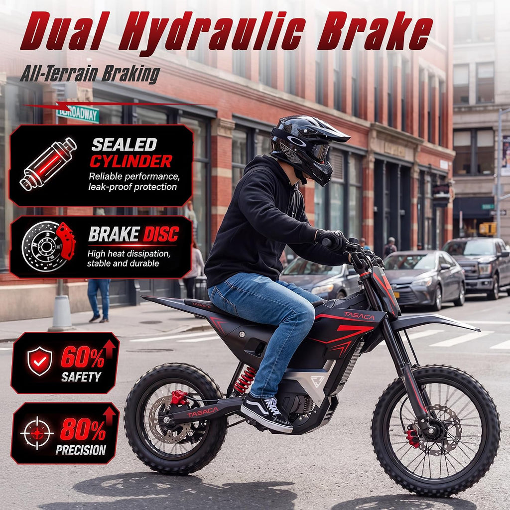 T500-V58 52+MPH Electric Dirt Bike Teens Adults