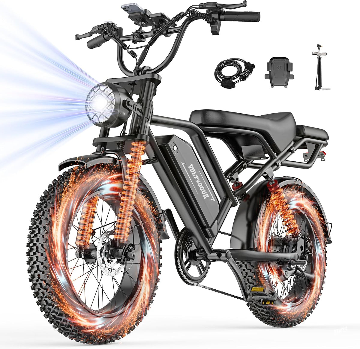 Electric Bike for Adults, 48V 20Ah Battery, 1500W Motor