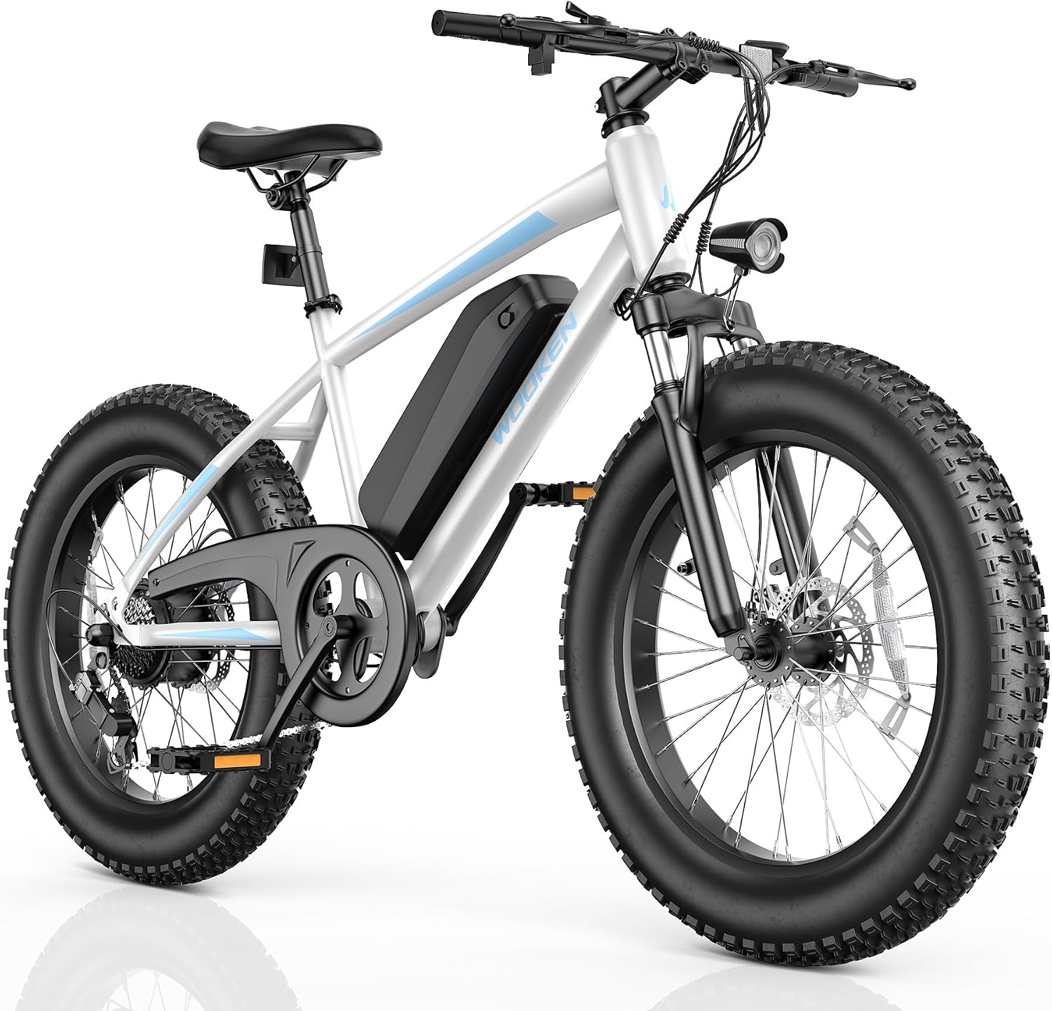 Wooken Electric Bike for Adults, 20"x4.0" Fat Tire Electric Bike
