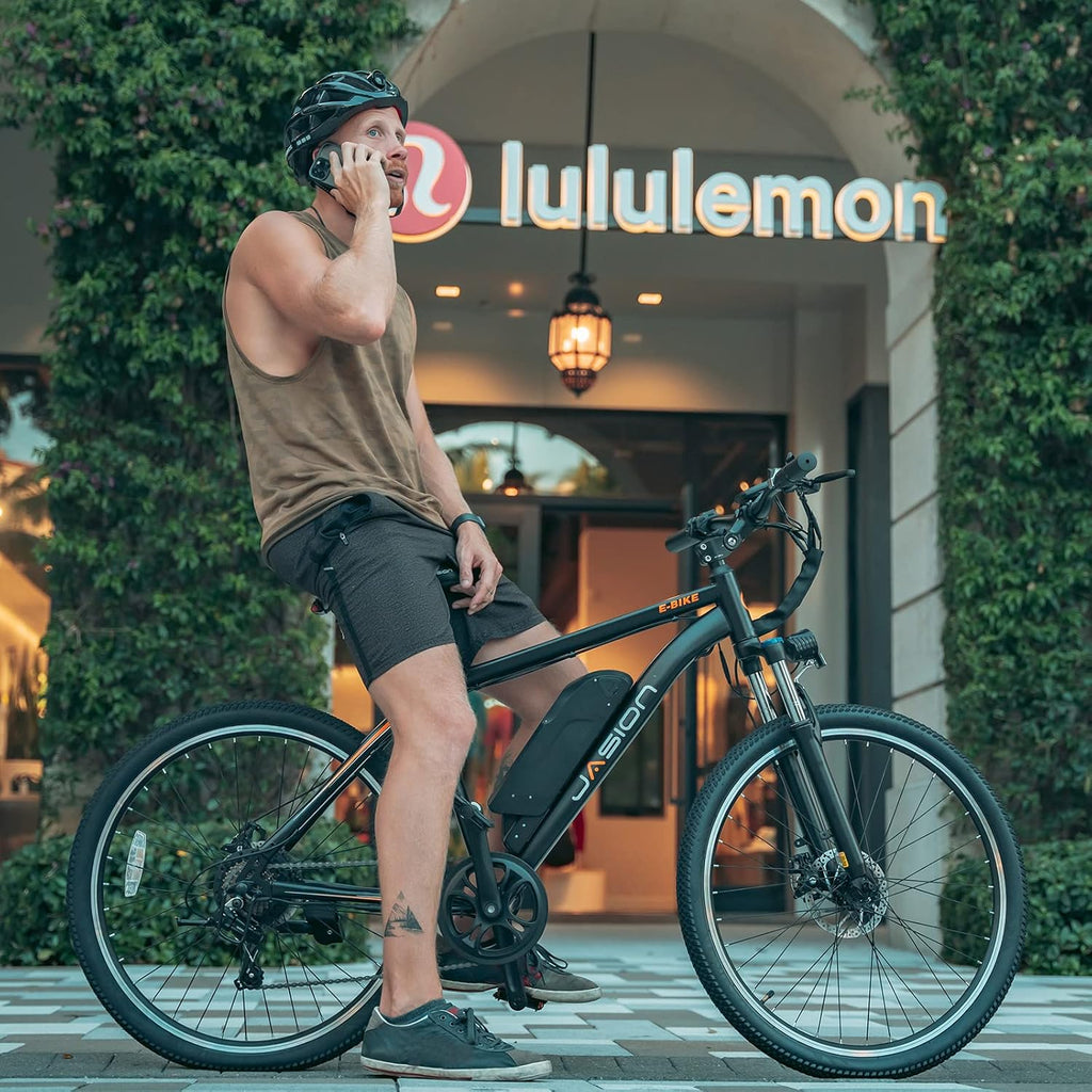 Jasion EB5 Electric Bike for Adults 26" tire with 1000W Peak Motor