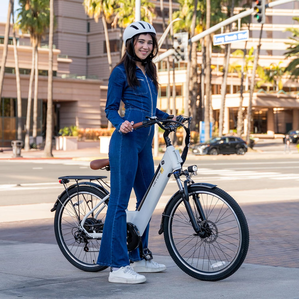 Heybike Cityscape 2.0 Electric Bike for Adults with Peak 1200W Motor, 468Wh Removable Battery, 50Miles 26" Electric Commuter Bike, 7-Speed,UL Certified
